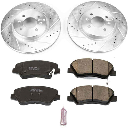 PowerStop Power Stop 12-18 Kia Rio Front Z23 Evolution Sport Brake Kit K6499