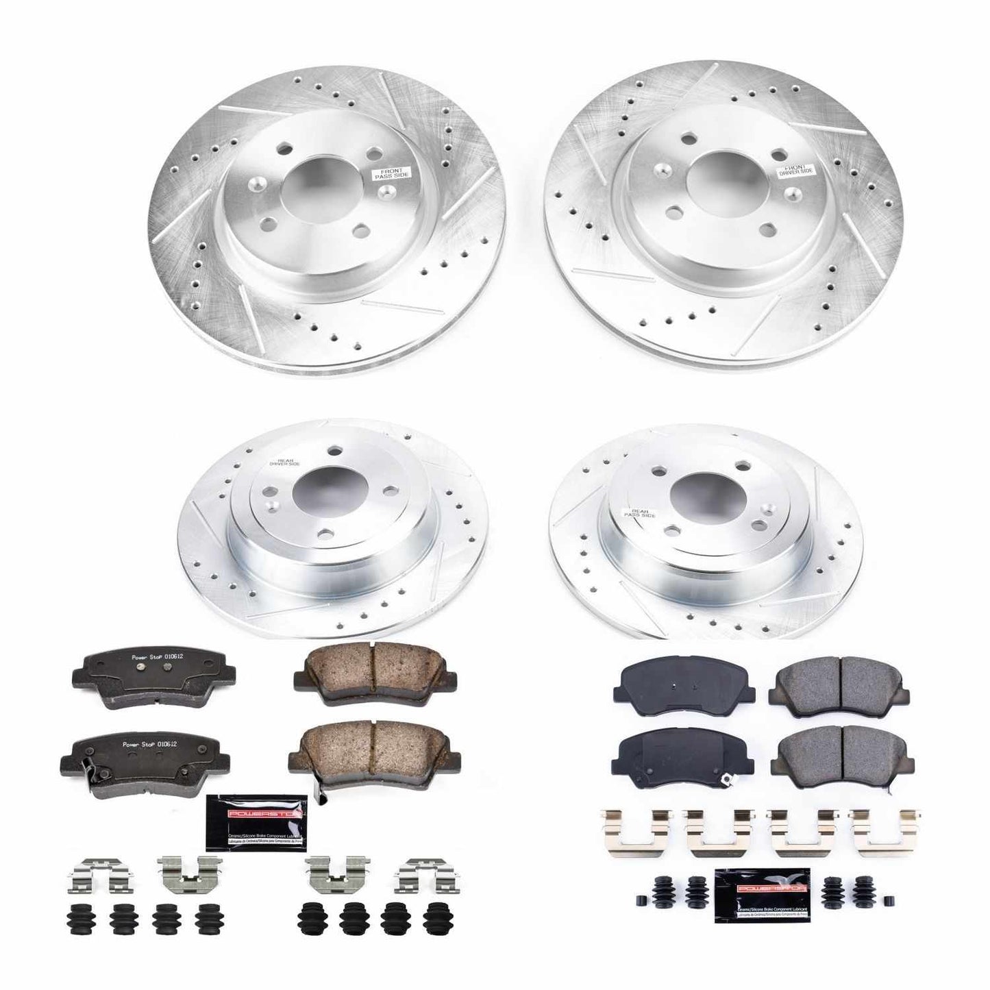 PowerStop Power Stop 12-18 Kia Rio Front & Rear Z23 Evolution Sport Brake Kit K6500
