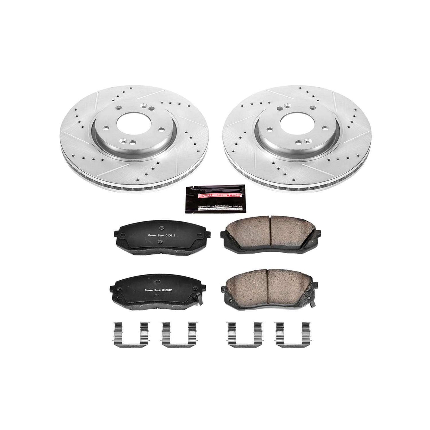 PowerStop Power Stop 12-16 Kia Sportage Front Z23 Evolution Sport Brake Kit K6510