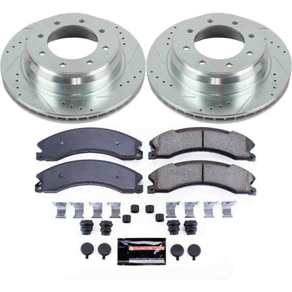 PowerStop Power Stop 12-18 Nissan NV1500 Rear Z23 Evolution Sport Brake Kit K6517