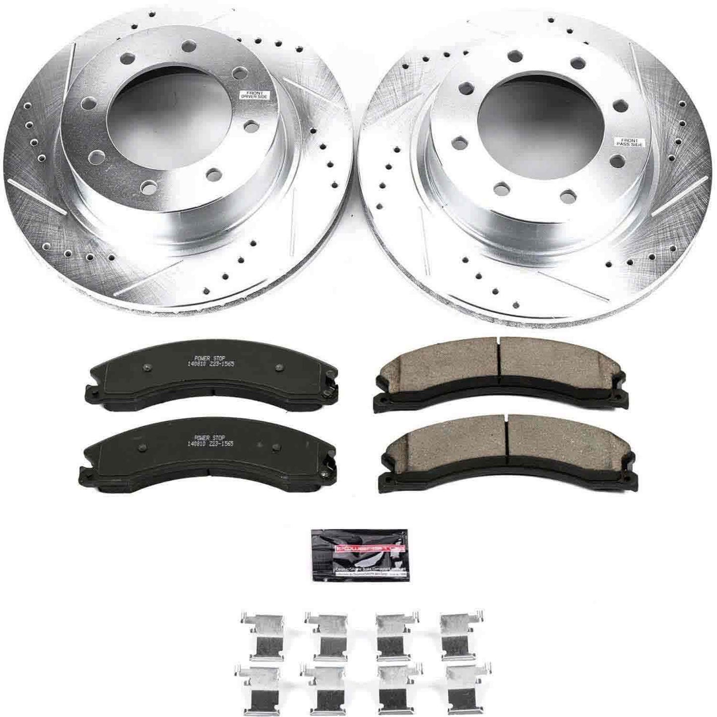 PowerStop Power Stop 12-18 Nissan NV1500 Front Z23 Evolution Sport Brake Kit K6518