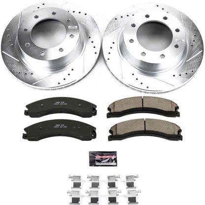 PowerStop Power Stop 12-18 Nissan NV1500 Front Z23 Evolution Sport Brake Kit K6518