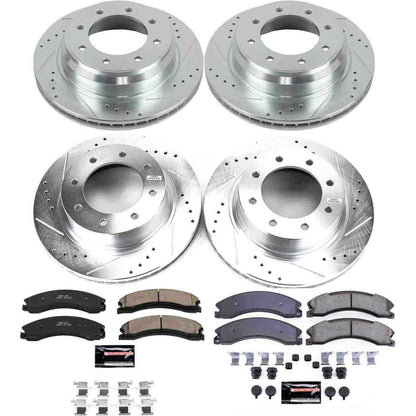 PowerStop Power Stop 12-18 Nissan NV1500 Front & Rear Z23 Evolution Sport Brake Kit K6519