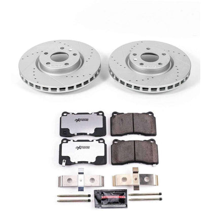 PowerStop Power Stop 2014 Chevrolet Corvette Front Z26 Street Warrior Brake Kit K6528-26