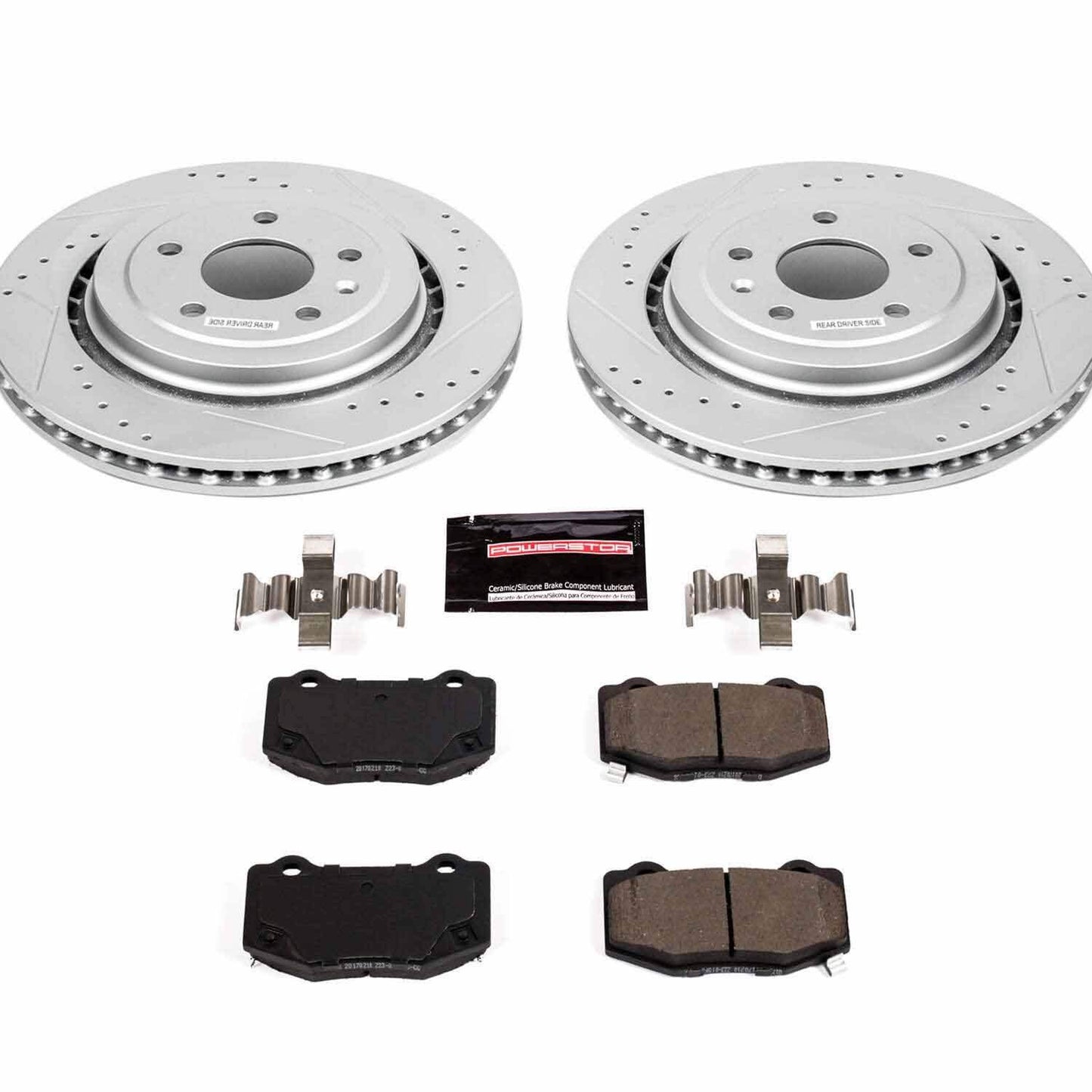 PowerStop Power Stop 14-19 Chevrolet Corvette Rear Z23 Evolution Sport Brake Kit K6530