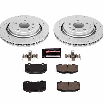 PowerStop Power Stop 14-19 Chevrolet Corvette Rear Z23 Evolution Sport Brake Kit K6530