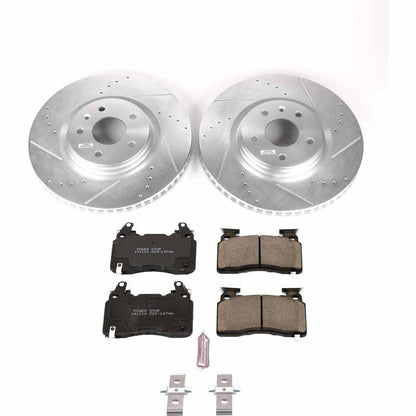 PowerStop Power Stop 14-19 Chevrolet Corvette Front Z23 Evolution Sport Brake Kit K6534