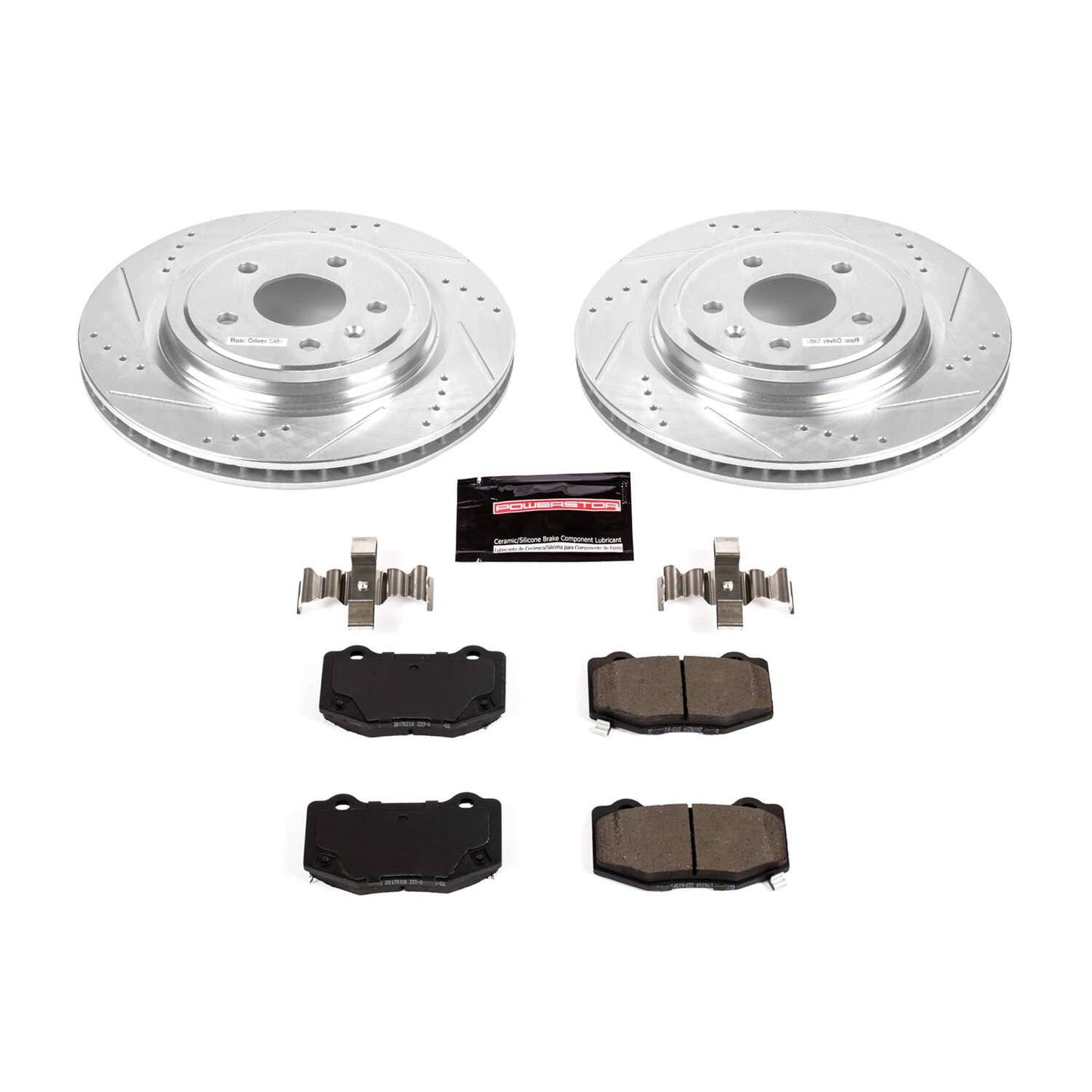 PowerStop Power Stop 14-19 Chevrolet Corvette Rear Z23 Evolution Sport Brake Kit K6535