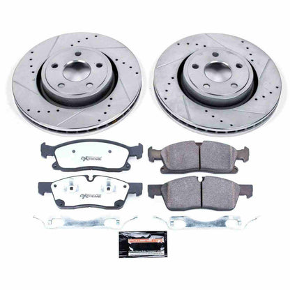 PowerStop Power Stop 13-16 Dodge Durango Front Z36 Truck & Tow Brake Kit K6536-36