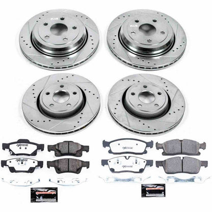 PowerStop Power Stop 13-16 Dodge Durango Front & Rear Z36 Truck & Tow Brake Kit K6537-36