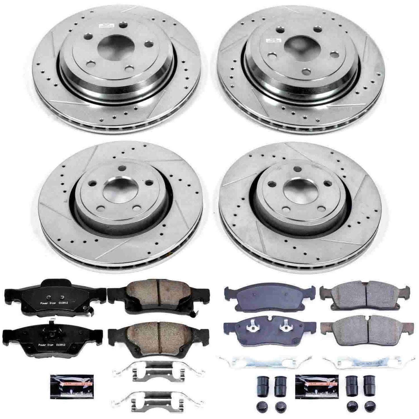 PowerStop Power Stop 13-16 Dodge Durango Front & Rear Z23 Evolution Sport Brake Kit K6537