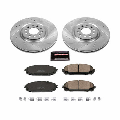PowerStop Power Stop 14-16 Jeep Cherokee Front Z23 Evolution Sport Brake Kit K6540