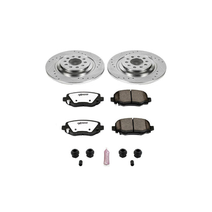 PowerStop Power Stop 14-19 Jeep Cherokee Rear Z36 Truck & Tow Brake Kit K6542-36