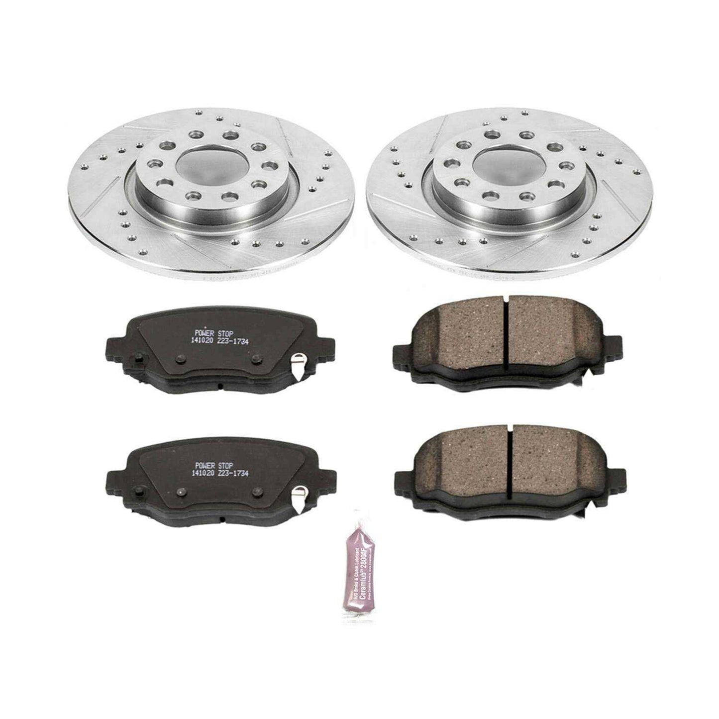 PowerStop Power Stop 15-17 Chrysler 200 Rear Z23 Evolution Sport Brake Kit K6543