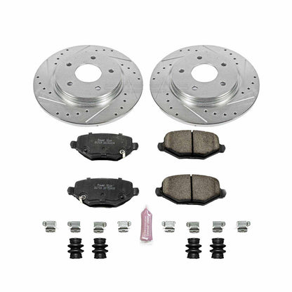 PowerStop Power Stop 12-16 Chrysler Town & Country Rear Z23 Evolution Sport Brake Kit K6544
