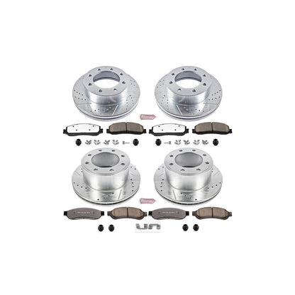 PowerStop Power Stop 2012 Ford F-250 Super Duty Front & Rear Z36 Truck & Tow Brake Kit K6547-36