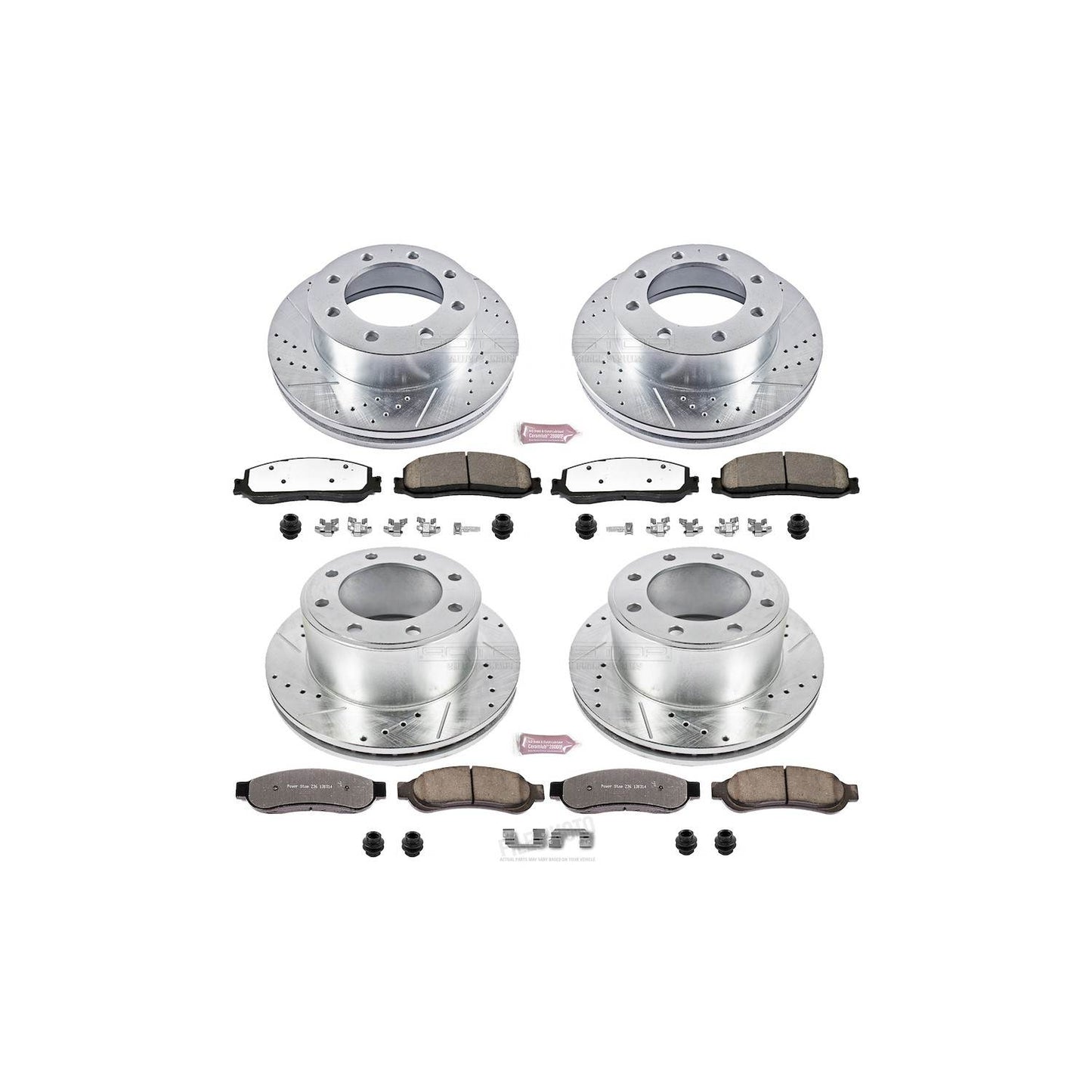 PowerStop Power Stop 2012 Ford F-250 Super Duty Front & Rear Z36 Truck & Tow Brake Kit K6547-36
