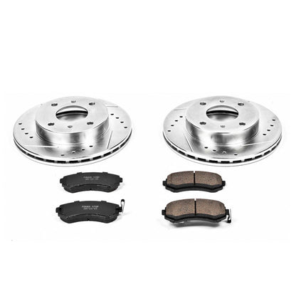 PowerStop Power Stop 89-96 Nissan 240SX Front Z23 Evolution Sport Brake Kit K654