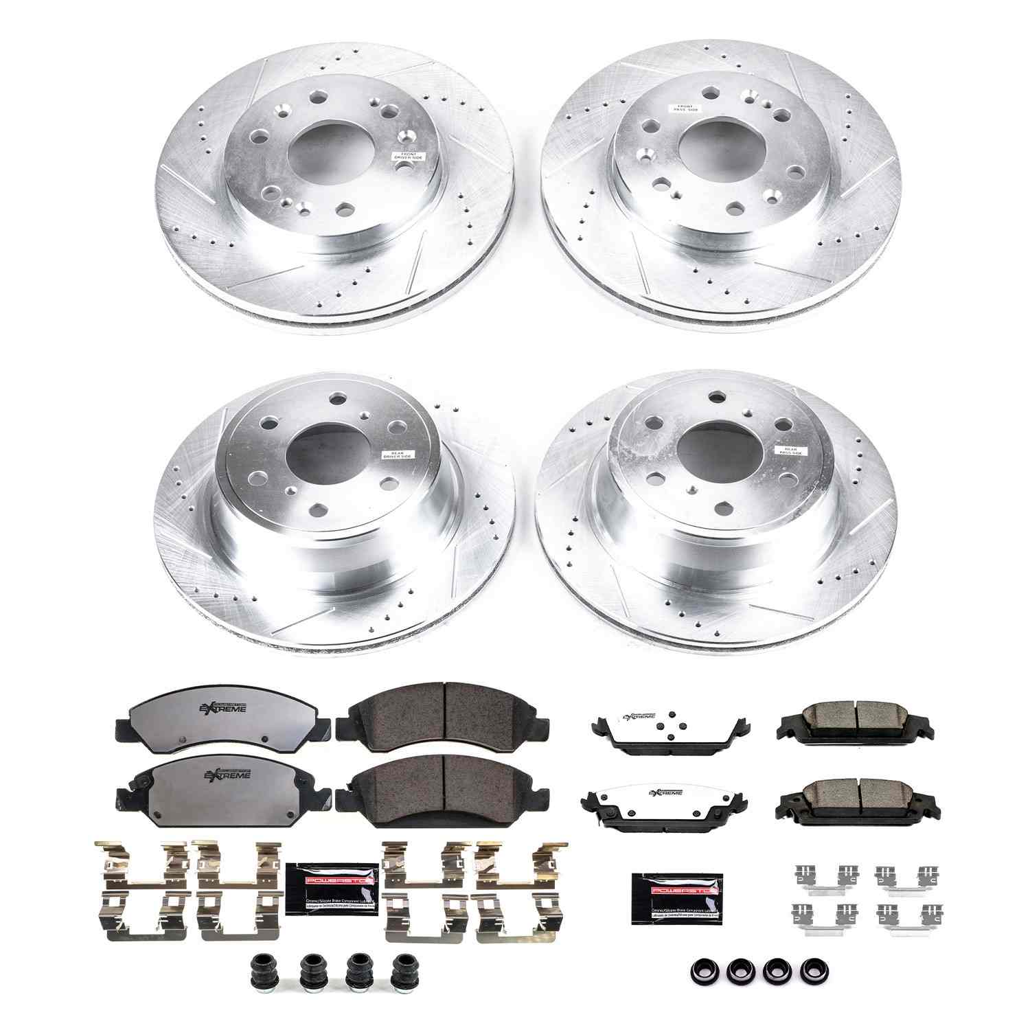 PowerStop Power Stop 15-19 Cadillac Escalade Front & Rear Z36 Truck & Tow Brake Kit K6560-36