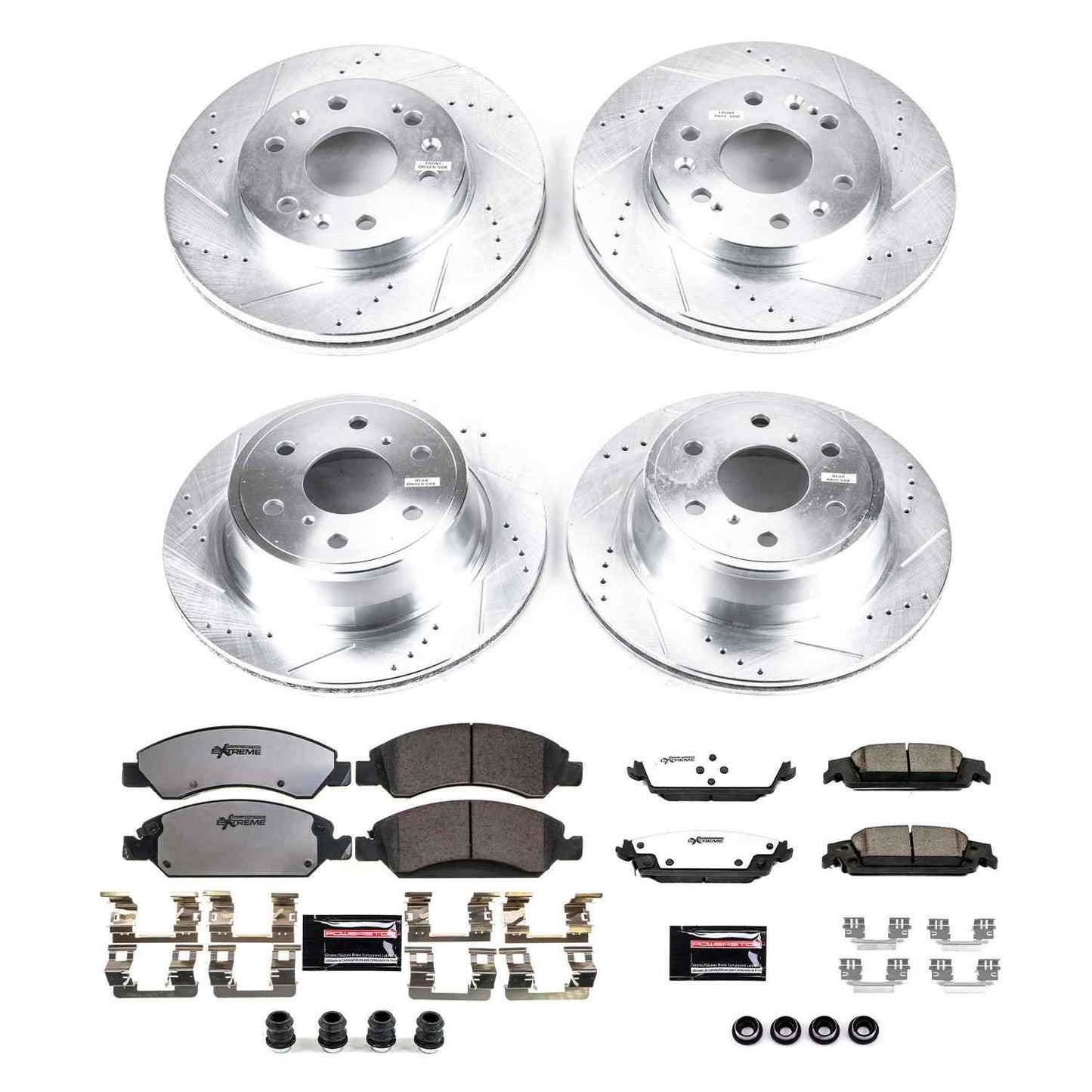 PowerStop Power Stop 15-19 Cadillac Escalade Front & Rear Z36 Truck & Tow Brake Kit K6560-36
