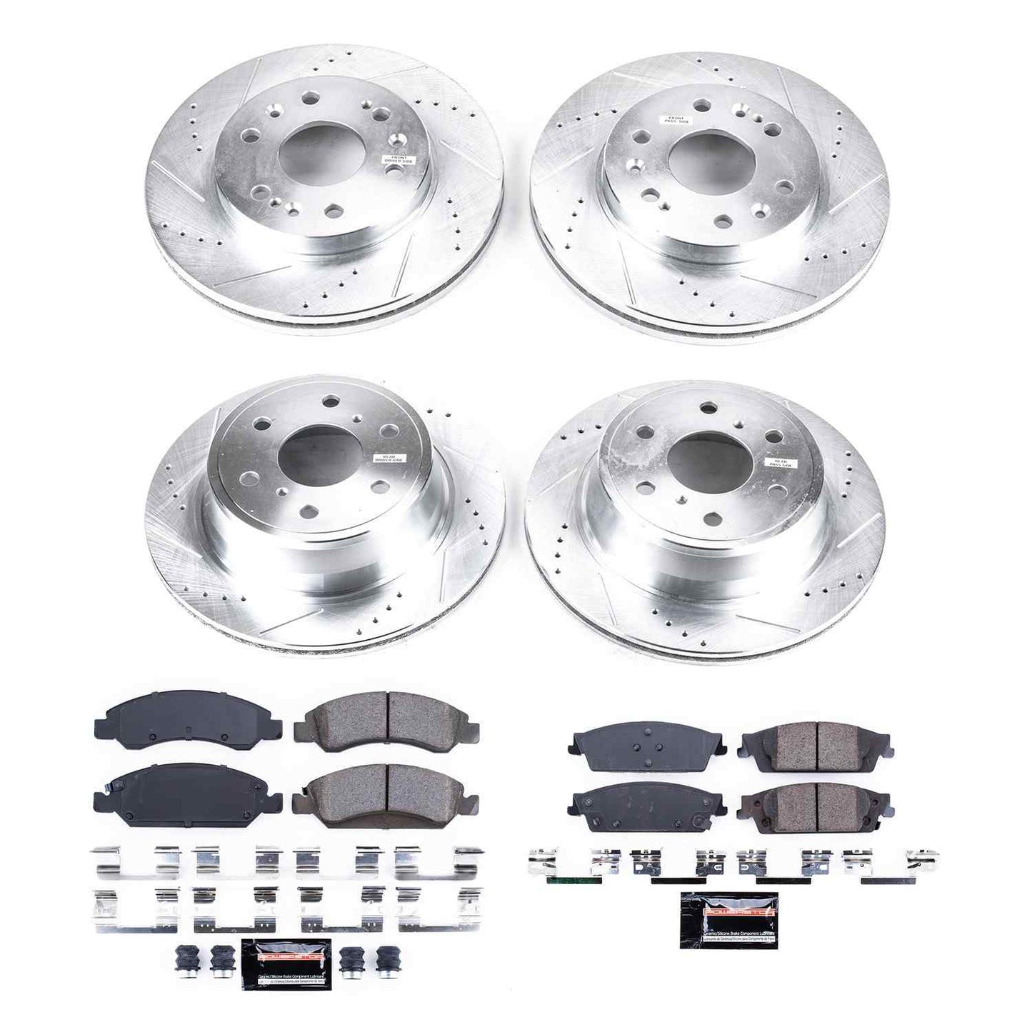 PowerStop Power Stop 15-19 Cadillac Escalade Front & Rear Z23 Evolution Sport Brake Kit K6560