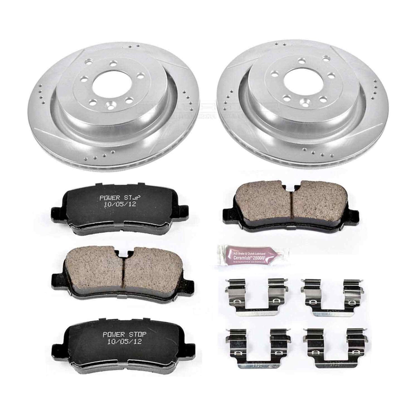 PowerStop Power Stop 10-16 Land Rover LR4 Rear Z23 Evolution Sport Brake Kit K6564