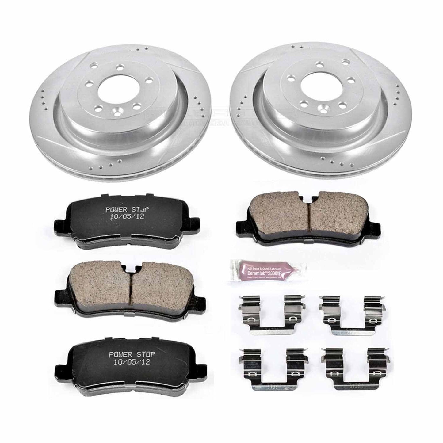 PowerStop Power Stop 10-16 Land Rover LR4 Rear Z23 Evolution Sport Brake Kit K6564