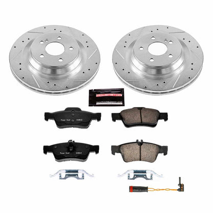 PowerStop Power Stop 09-14 Mercedes-Benz CL550 Rear Z23 Evolution Sport Brake Kit K6568