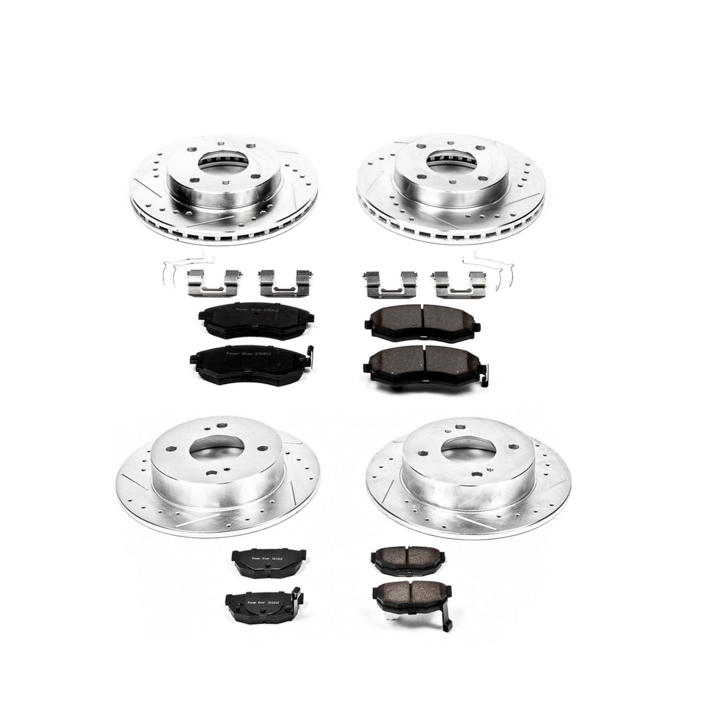PowerStop Power Stop 89-94 Nissan 240SX Front & Rear Z23 Evolution Sport Brake Kit K657