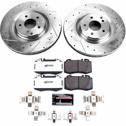 PowerStop Power Stop 03-06 Mercedes-Benz CLK500 Front Z26 Street Warrior Brake Kit K6585-26