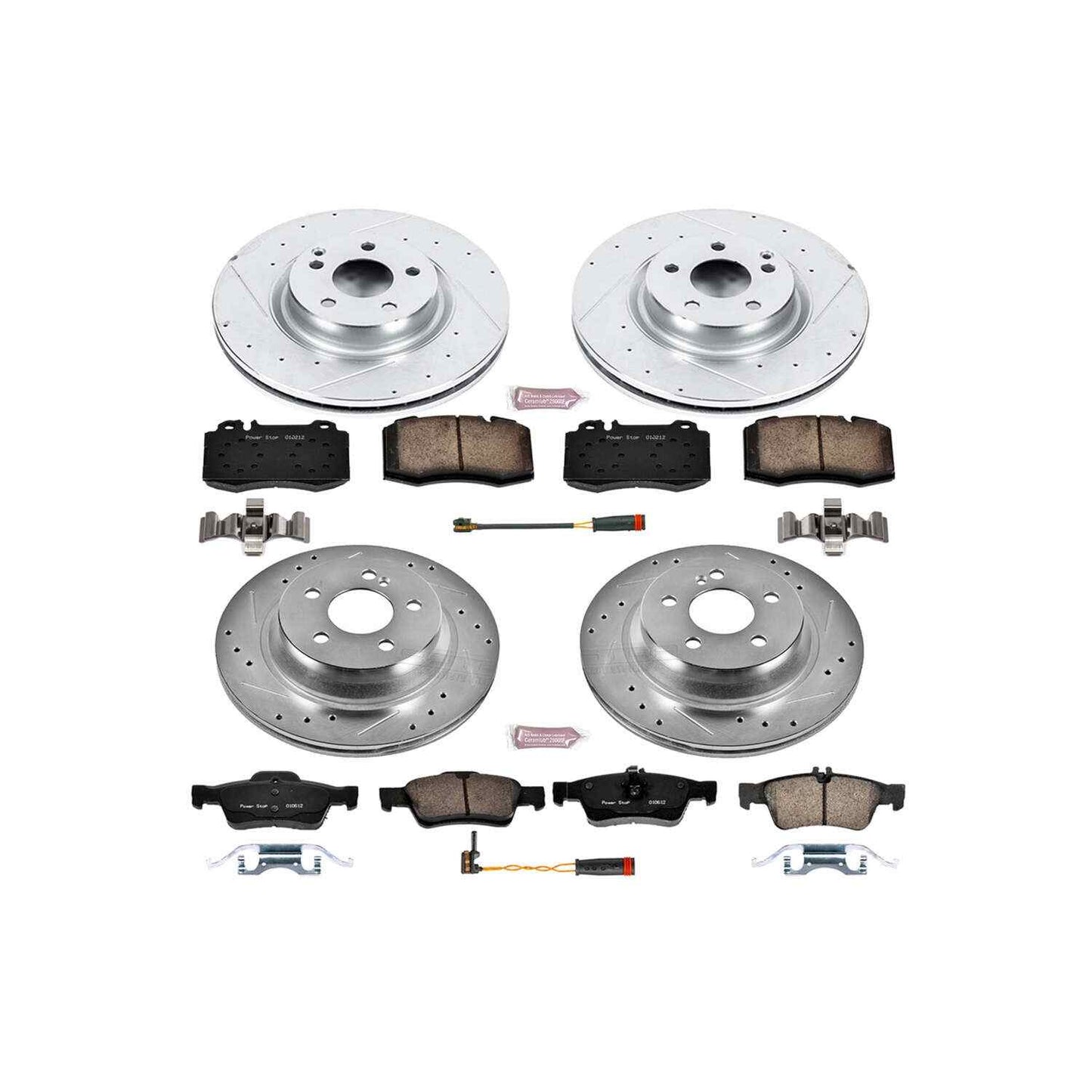 PowerStop Power Stop 08-11 Mercedes-Benz CLS550 Front & Rear Z23 Evolution Sport Brake Kit K6602
