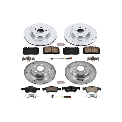 PowerStop Power Stop 08-11 Mercedes-Benz CLS550 Front & Rear Z23 Evolution Sport Brake Kit K6602