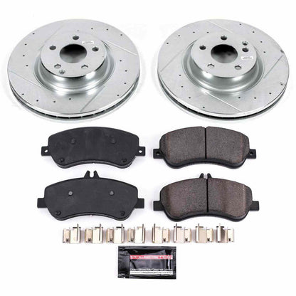 PowerStop Power Stop 13-15 Mercedes-Benz GLK250 Front Z23 Evolution Sport Brake Kit K6603