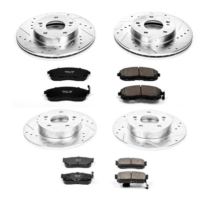 PowerStop Power Stop 96-99 Infiniti I30 Front & Rear Z23 Evolution Sport Brake Kit K662
