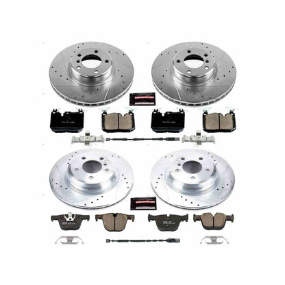 PowerStop Power Stop 2016 BMW 328i xDrive Front & Rear Z23 Evolution Sport Brake Kit K6654