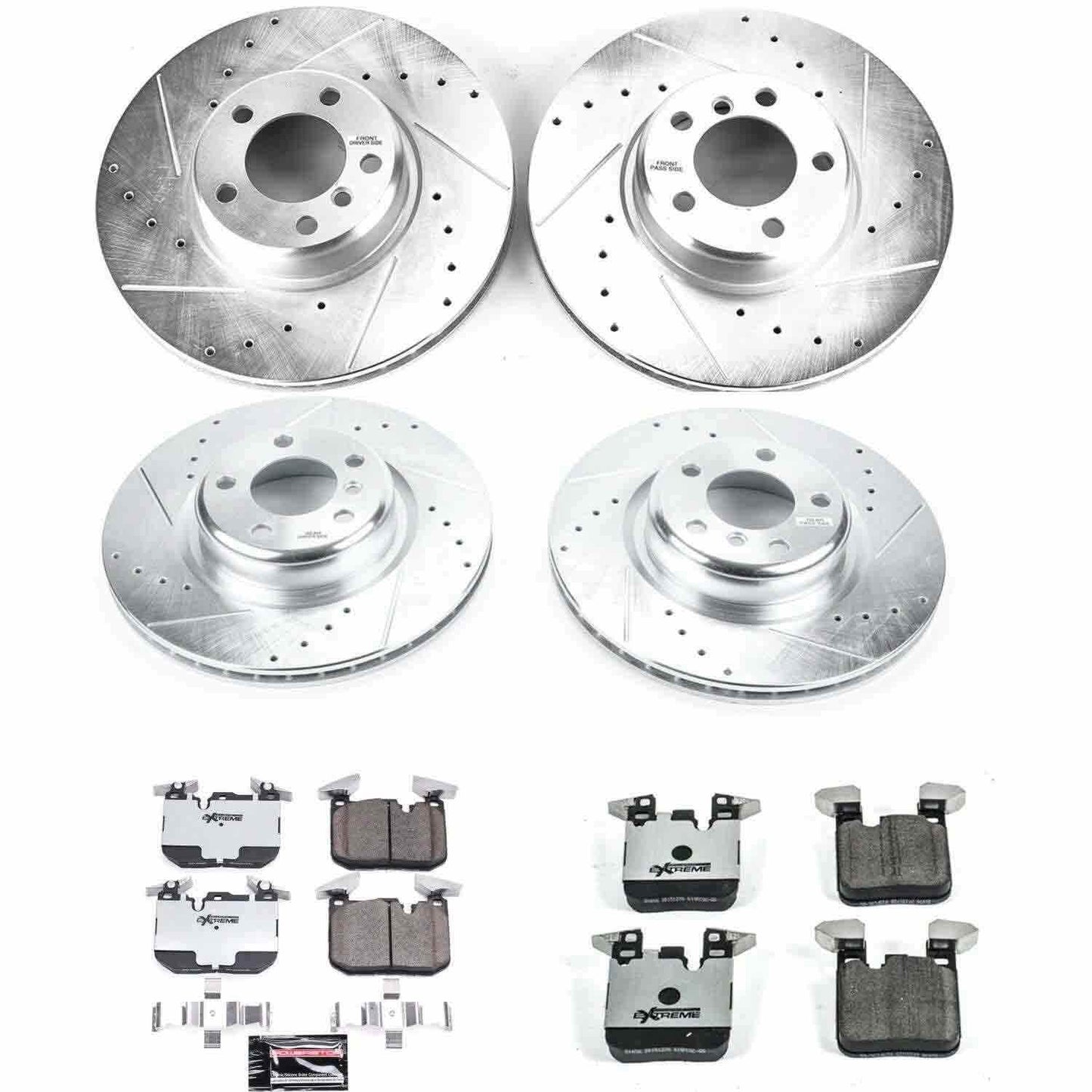 PowerStop Power Stop 14-16 BMW 228i Front & Rear Z26 Street Warrior Brake Kit K6655-26