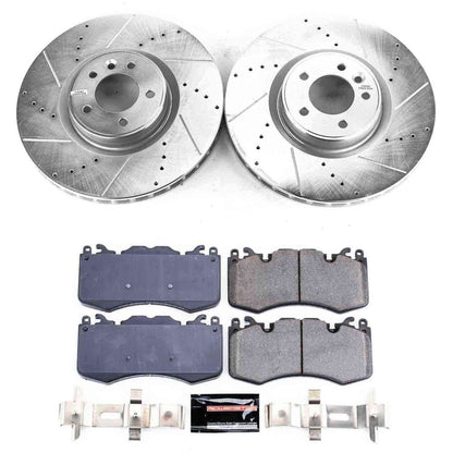 PowerStop Power Stop 10-13 Land Rover Range Rover Sport Front Z23 Evolution Sport Brake Kit K6660