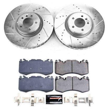 PowerStop Power Stop 10-13 Land Rover Range Rover Sport Front Z23 Evolution Sport Brake Kit K6660