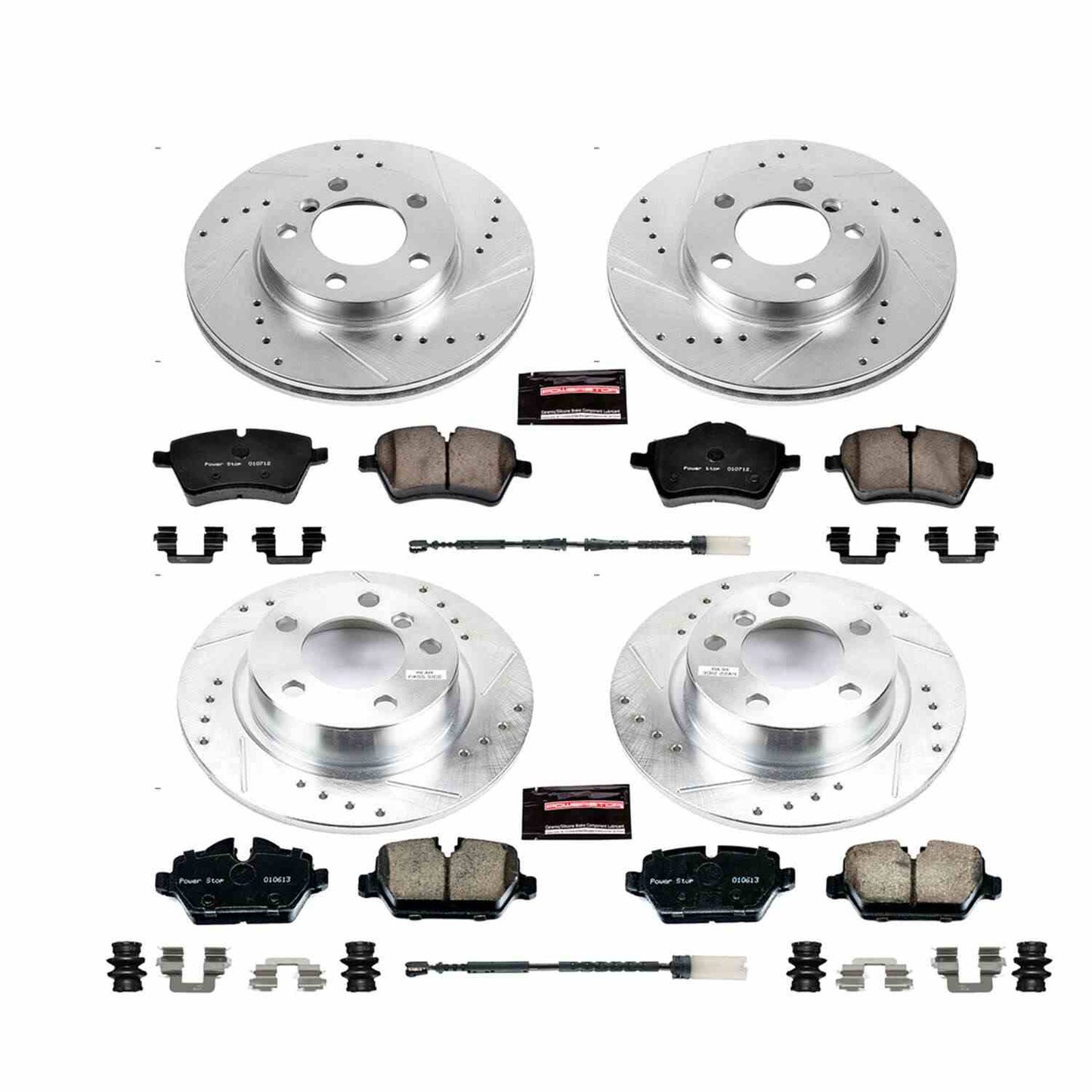 PowerStop Power Stop 11-16 Mini Cooper Countryman Front & Rear Z23 Evolution Sport Brake Kit K6663
