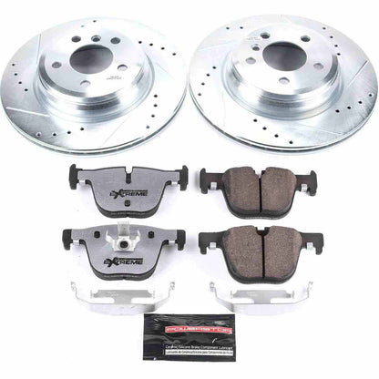 PowerStop Power Stop 15-16 BMW 328i xDrive Rear Z26 Street Warrior Brake Kit K6667-26