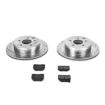 PowerStop Power Stop 89-96 Nissan 300ZX Rear Z23 Evolution Sport Brake Kit K666