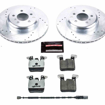 PowerStop Power Stop 16-18 BMW 320i xDrive Rear Z26 Street Warrior Brake Kit K6672-26
