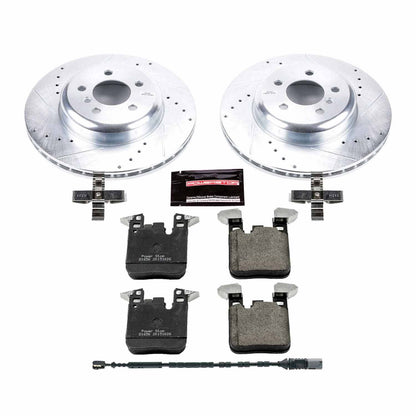 PowerStop Power Stop 16-18 BMW 320i xDrive Rear Z23 Evolution Sport Brake Kit K6672