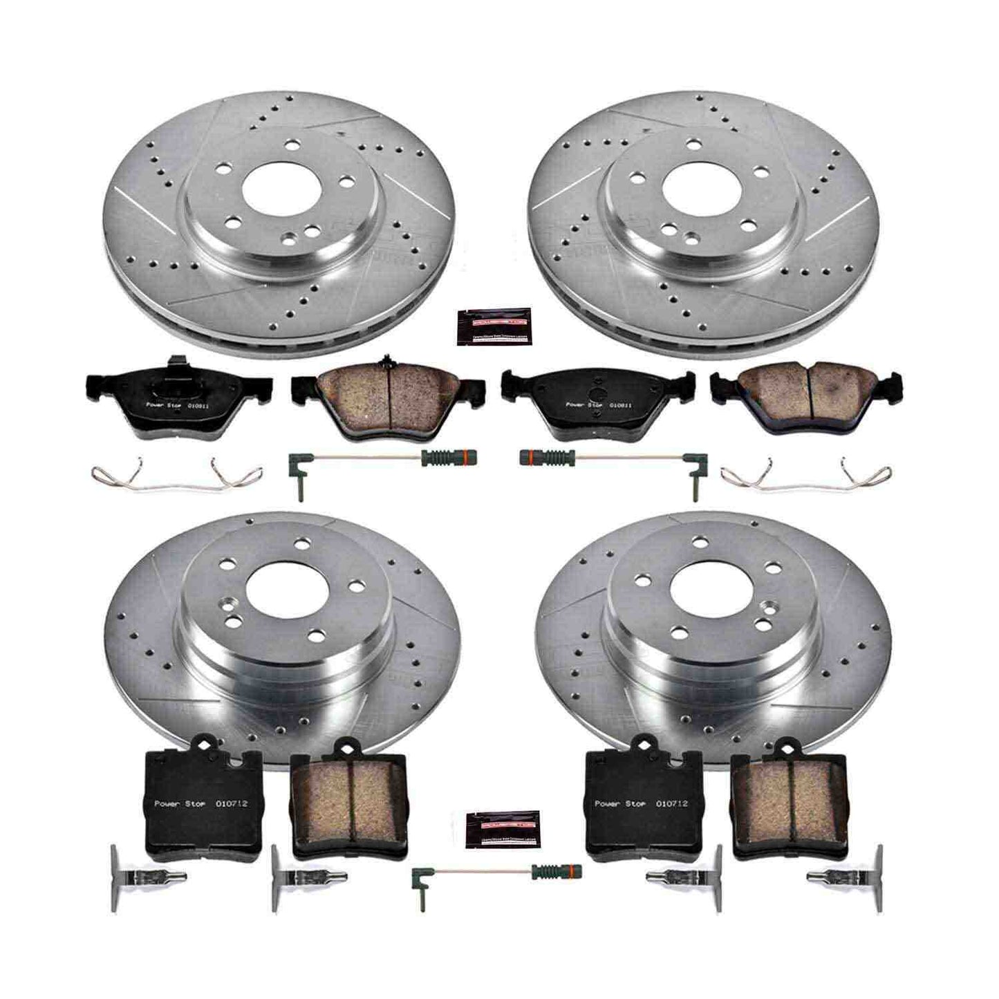 PowerStop Power Stop 00-03 Mercedes-Benz CLK430 Front & Rear Z23 Evolution Sport Brake Kit K6700
