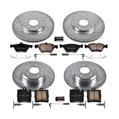 PowerStop Power Stop 00-03 Mercedes-Benz CLK430 Front & Rear Z23 Evolution Sport Brake Kit K6700
