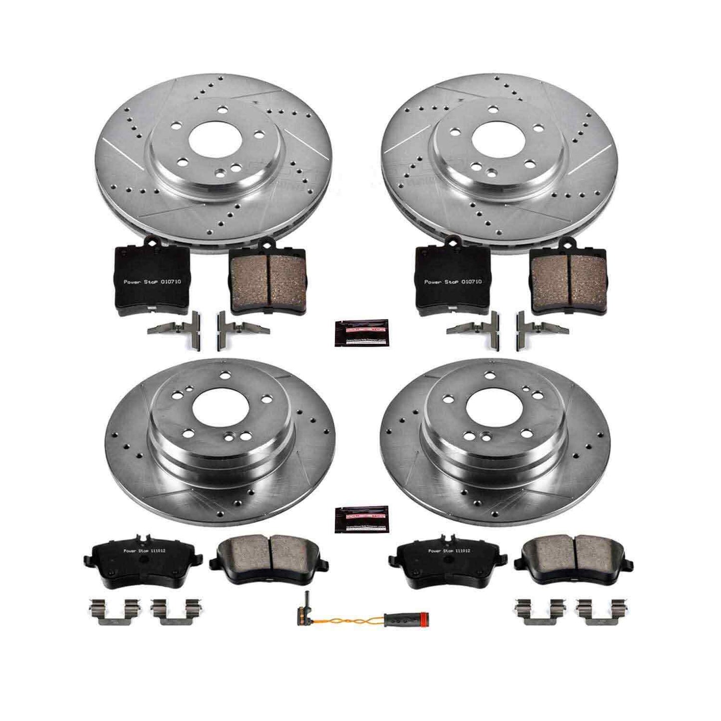 PowerStop Power Stop 06-08 Mercedes-Benz SLK280 Front & Rear Z23 Evolution Sport Brake Kit K6703