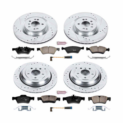 PowerStop Power Stop 05-06 Mercedes-Benz G55 AMG Front & Rear Z23 Evolution Sport Brake Kit K6707