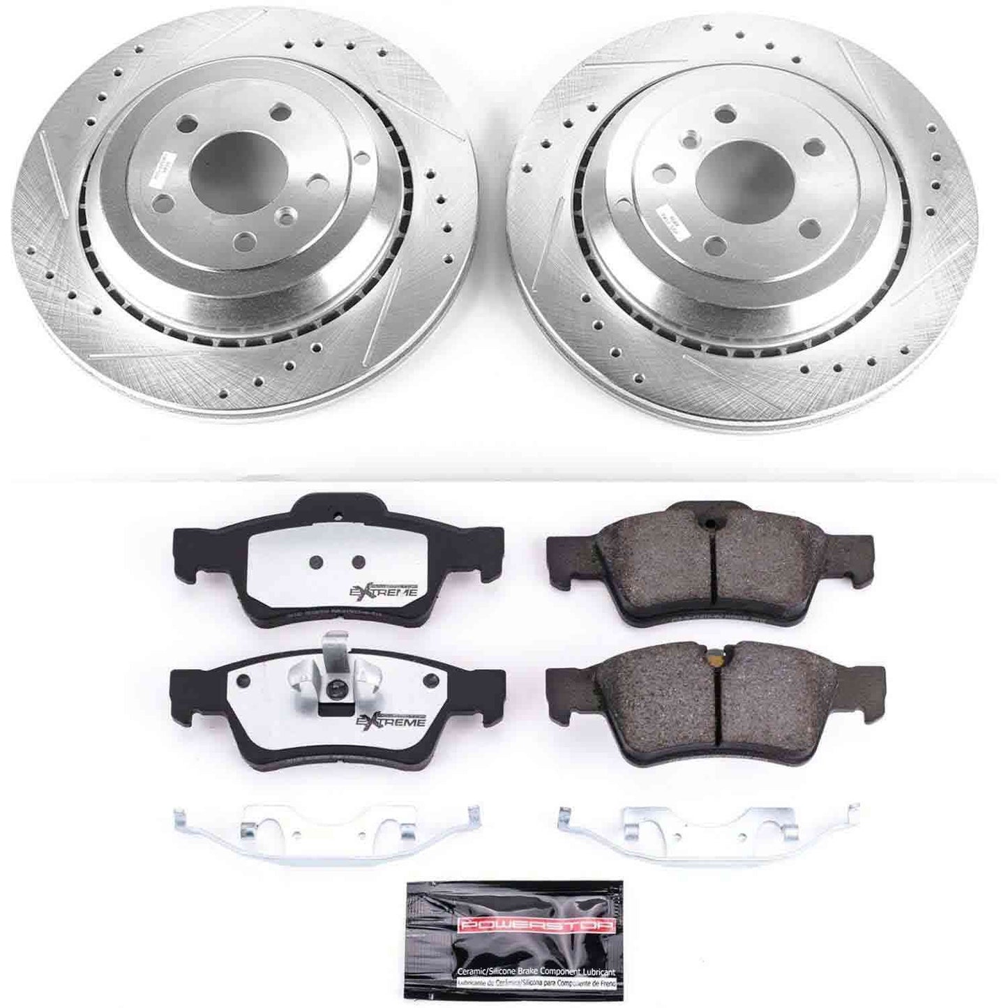 PowerStop Power Stop 05-06 Mercedes-Benz G55 AMG Rear Z26 Street Warrior Brake Kit K6708-26