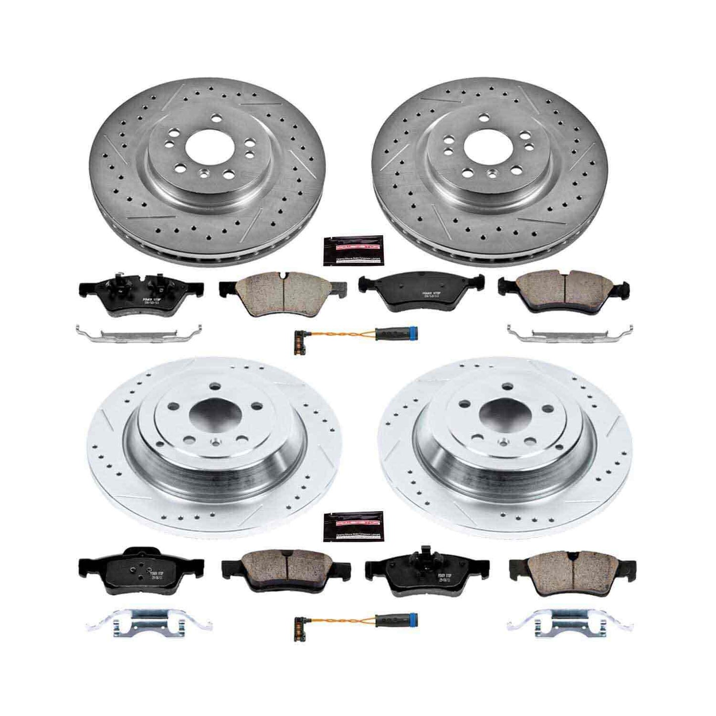 PowerStop Power Stop 10-11 Mercedes-Benz ML450 Front & Rear Z23 Evolution Sport Brake Kit K6710