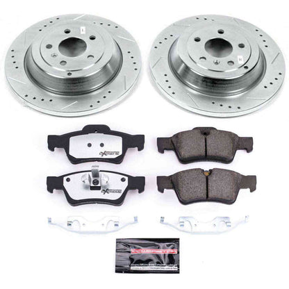 PowerStop Power Stop 10-11 Mercedes-Benz ML450 Rear Z26 Street Warrior Brake Kit K6712-26